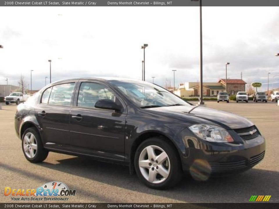 2008 Chevrolet Cobalt LT Sedan Slate Metallic / Gray Photo #3