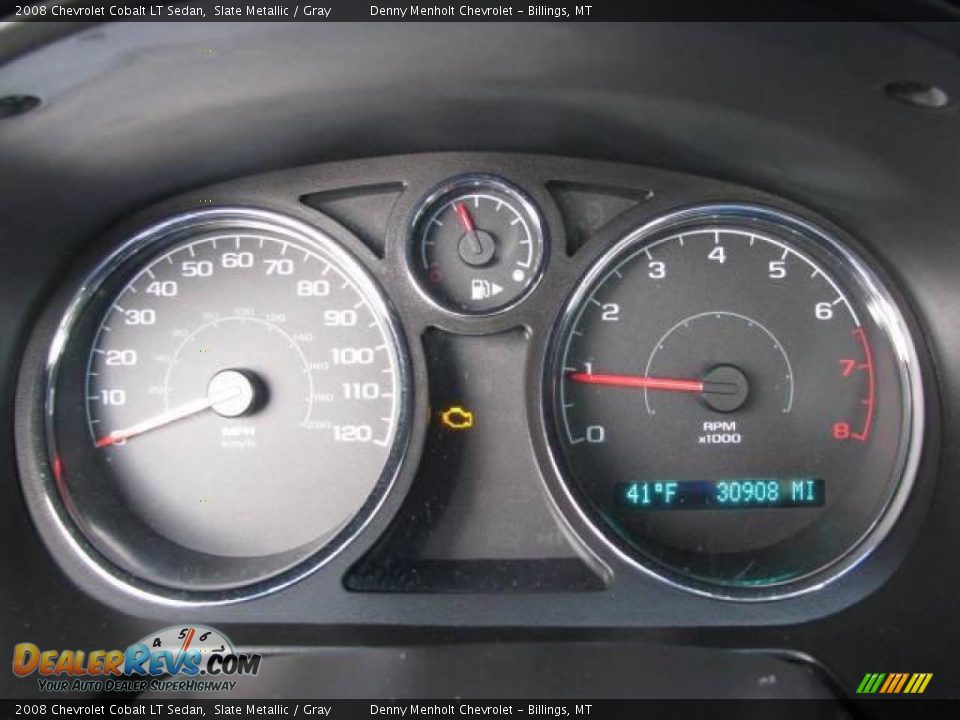 2008 Chevrolet Cobalt LT Sedan Slate Metallic / Gray Photo #11