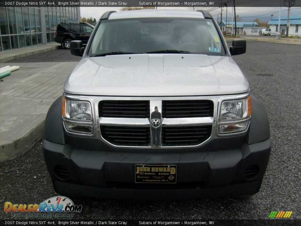 2007 Dodge Nitro SXT 4x4 Bright Silver Metallic / Dark Slate Gray Photo #8