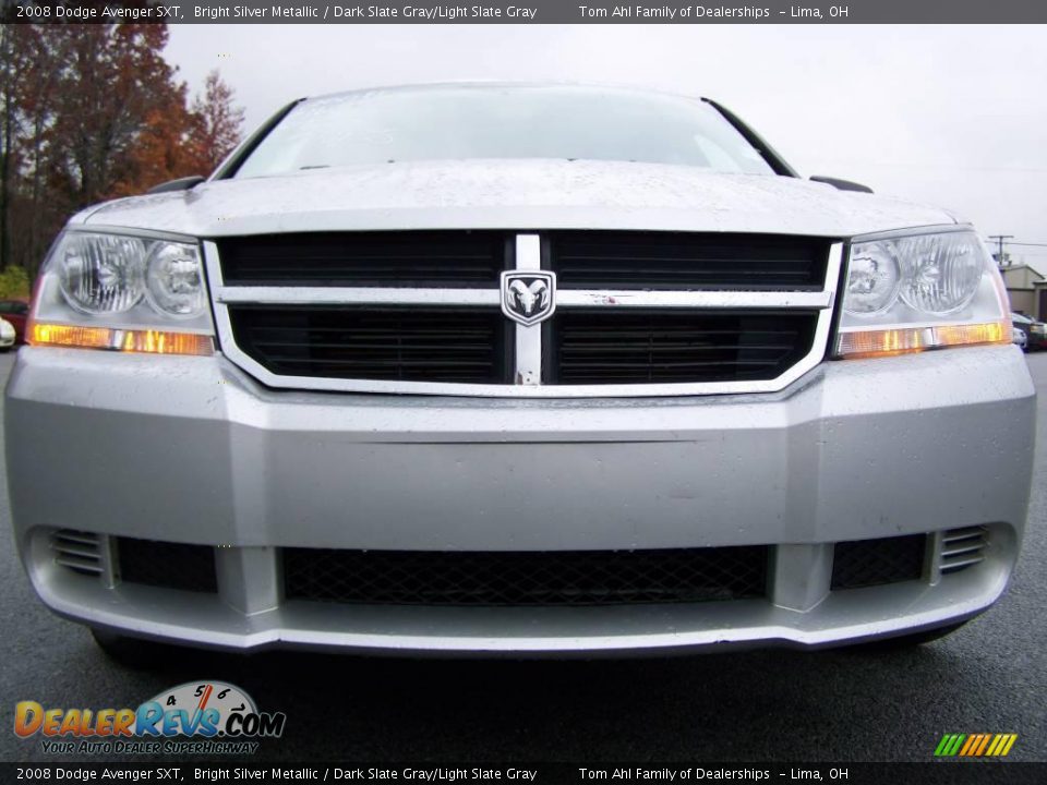 2008 Dodge Avenger SXT Bright Silver Metallic / Dark Slate Gray/Light Slate Gray Photo #3