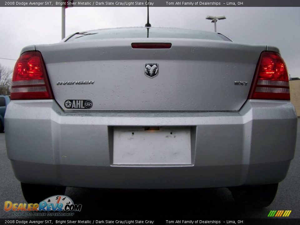 2008 Dodge Avenger SXT Bright Silver Metallic / Dark Slate Gray/Light Slate Gray Photo #6