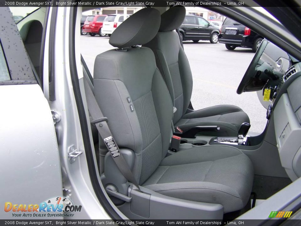 2008 Dodge Avenger SXT Bright Silver Metallic / Dark Slate Gray/Light Slate Gray Photo #11