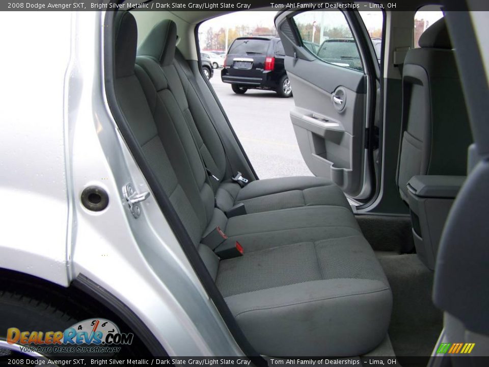 2008 Dodge Avenger SXT Bright Silver Metallic / Dark Slate Gray/Light Slate Gray Photo #12
