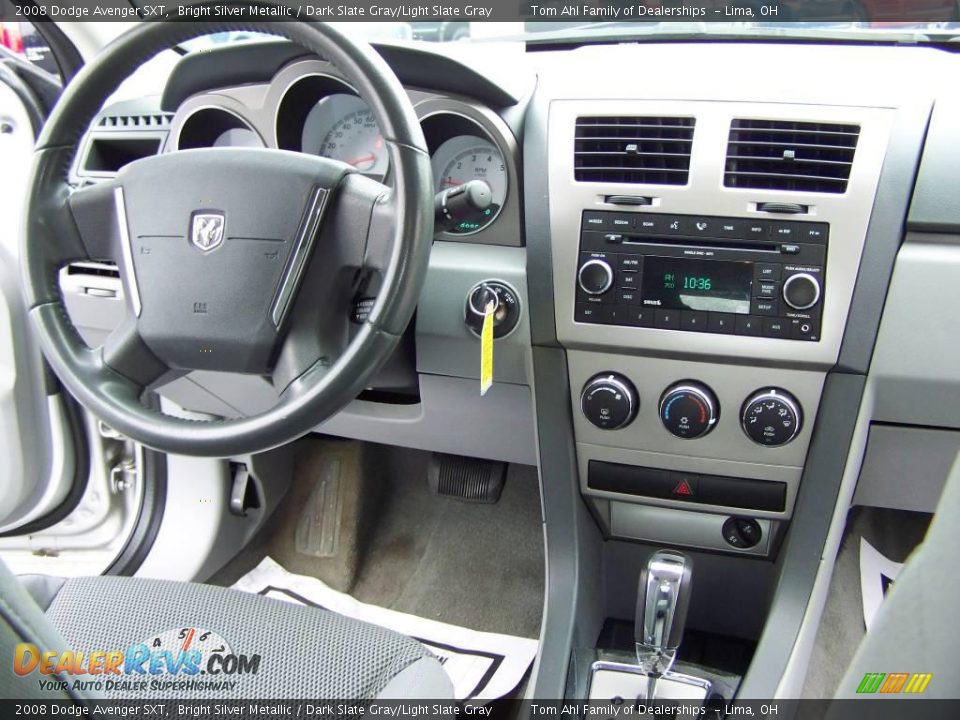 2008 Dodge Avenger SXT Bright Silver Metallic / Dark Slate Gray/Light Slate Gray Photo #13
