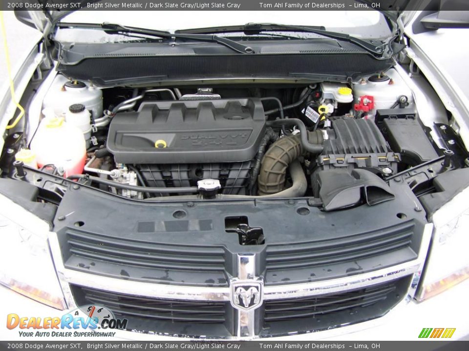 2008 Dodge Avenger SXT Bright Silver Metallic / Dark Slate Gray/Light Slate Gray Photo #14