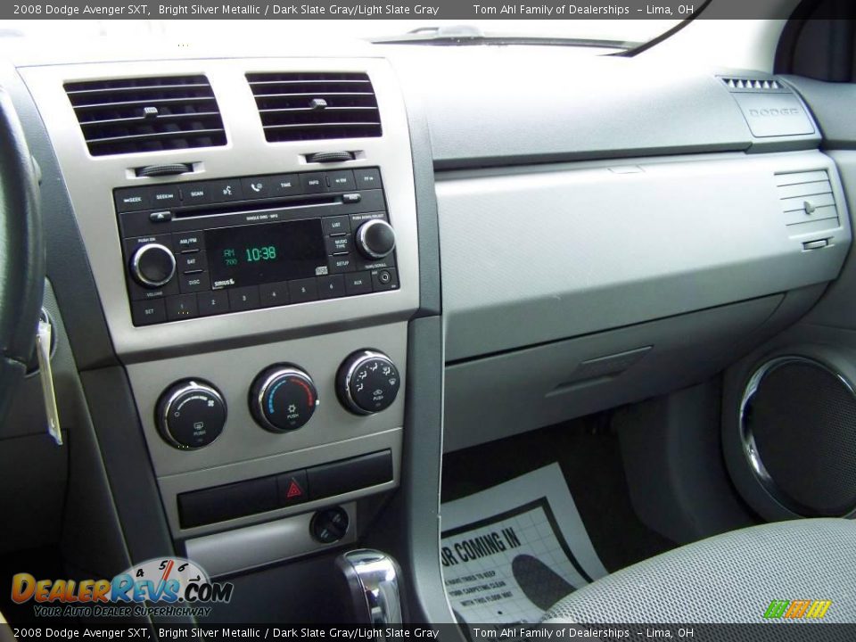 2008 Dodge Avenger SXT Bright Silver Metallic / Dark Slate Gray/Light Slate Gray Photo #17