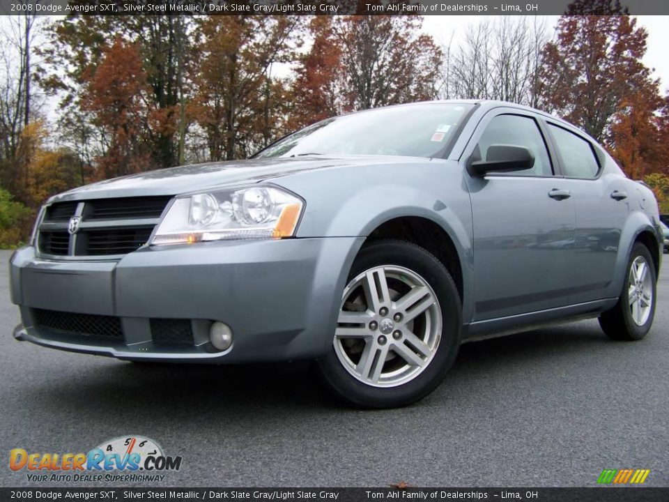 2008 Dodge Avenger SXT Silver Steel Metallic / Dark Slate Gray/Light Slate Gray Photo #5