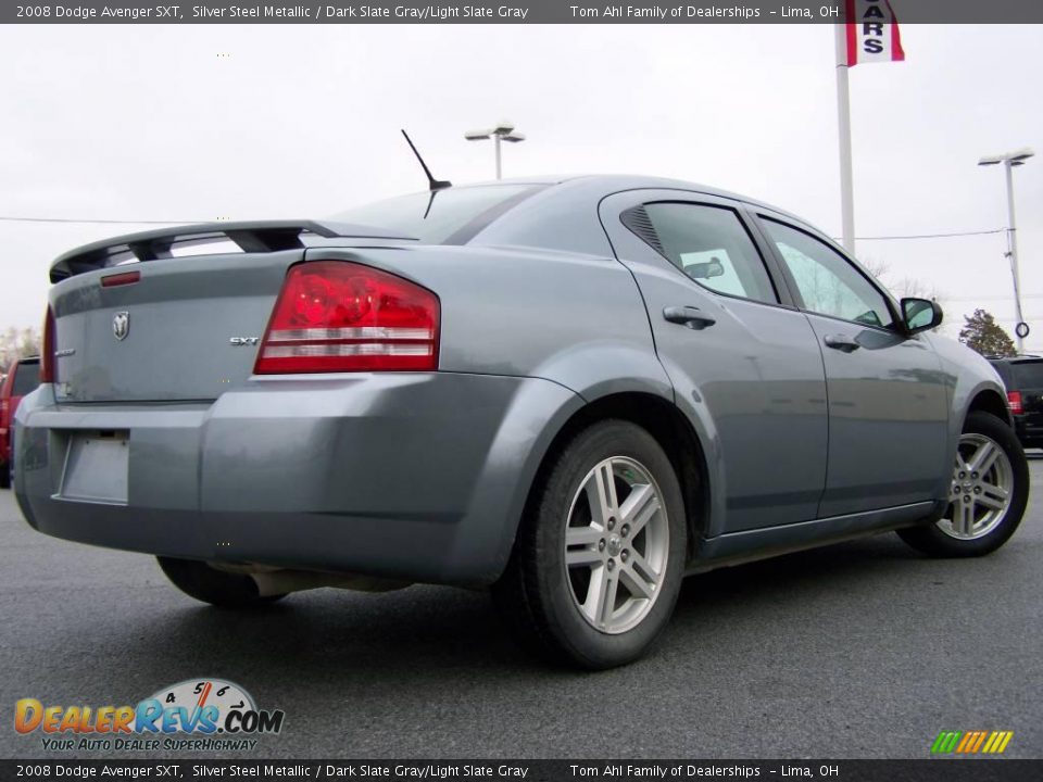 2008 Dodge Avenger SXT Silver Steel Metallic / Dark Slate Gray/Light Slate Gray Photo #7