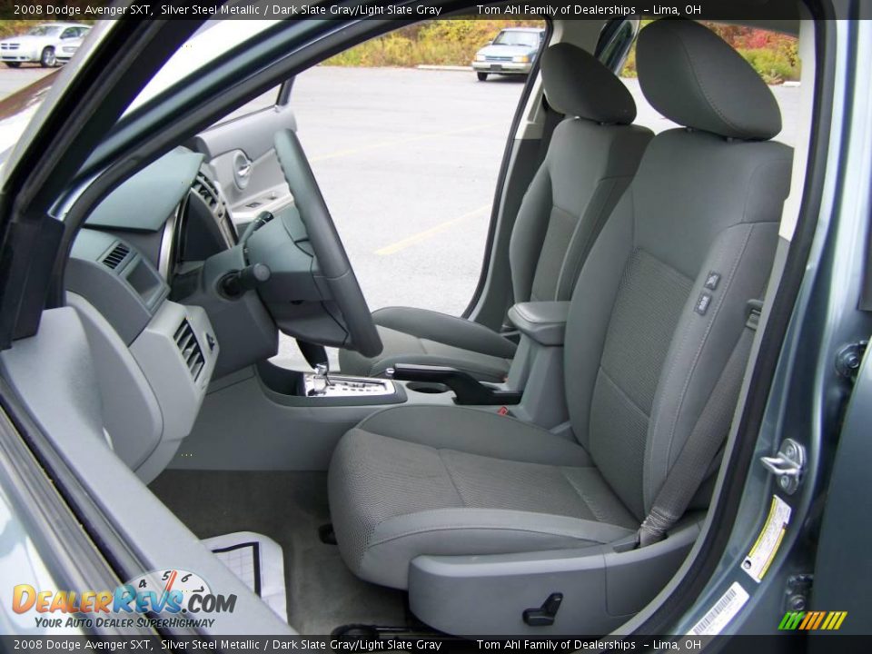 2008 Dodge Avenger SXT Silver Steel Metallic / Dark Slate Gray/Light Slate Gray Photo #8