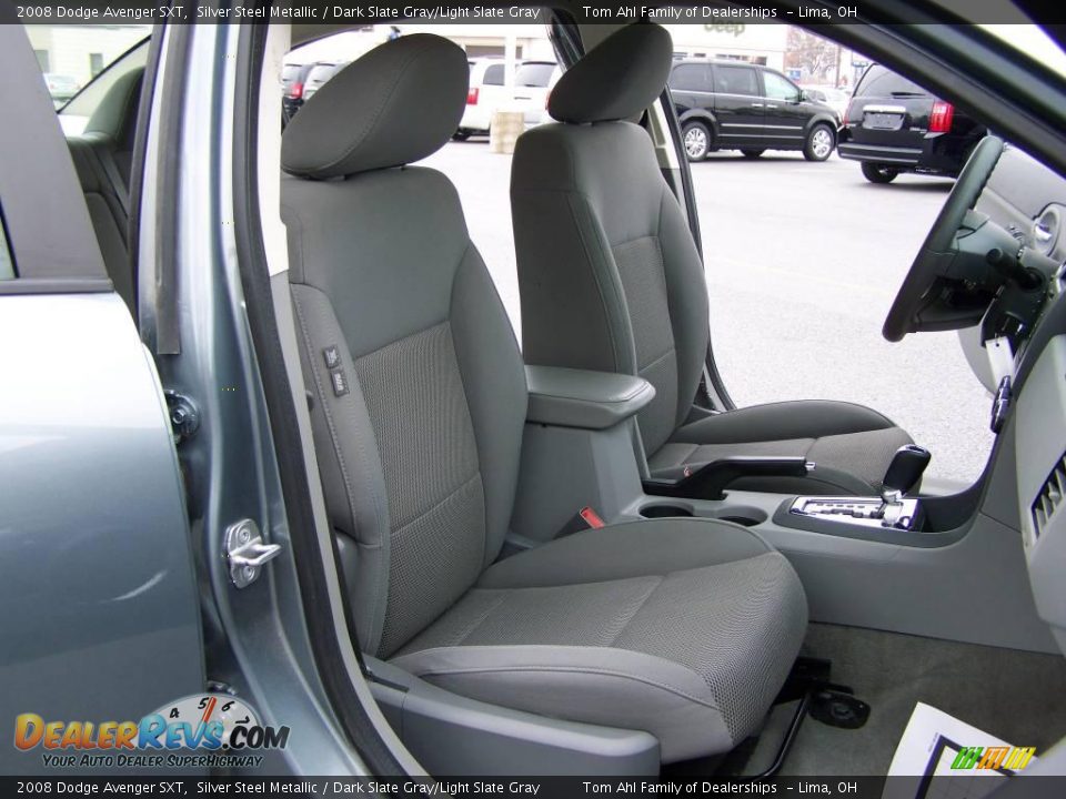 2008 Dodge Avenger SXT Silver Steel Metallic / Dark Slate Gray/Light Slate Gray Photo #11