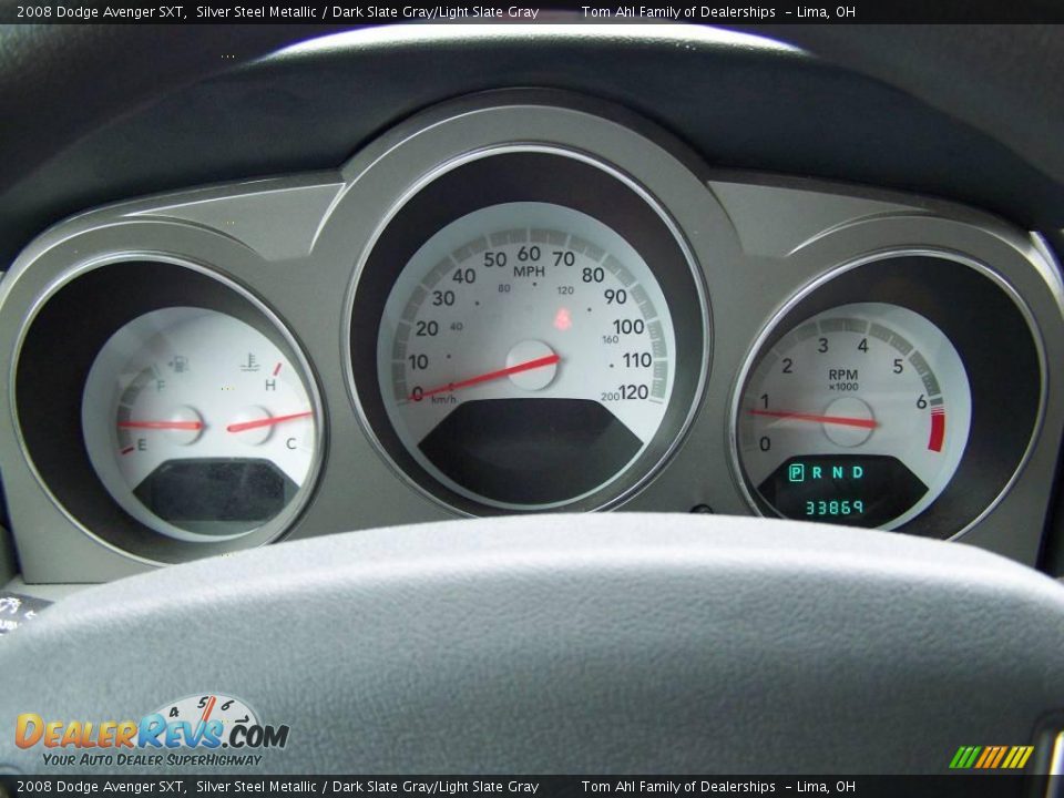 2008 Dodge Avenger SXT Silver Steel Metallic / Dark Slate Gray/Light Slate Gray Photo #14