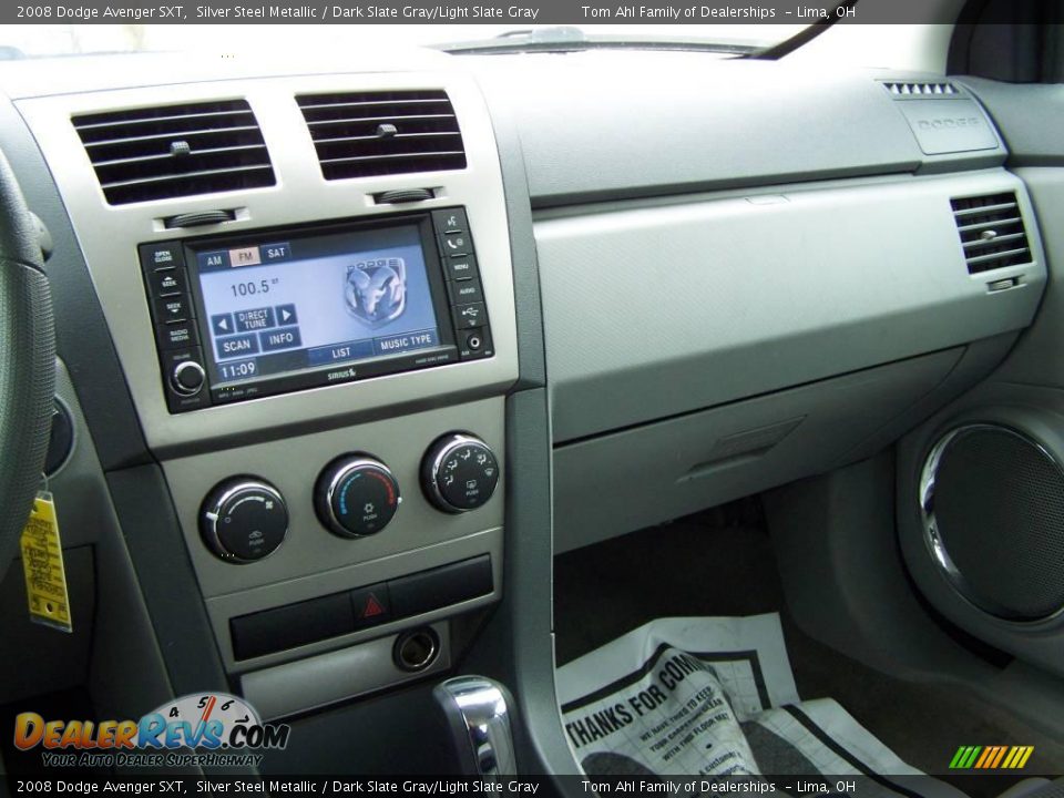 2008 Dodge Avenger SXT Silver Steel Metallic / Dark Slate Gray/Light Slate Gray Photo #16