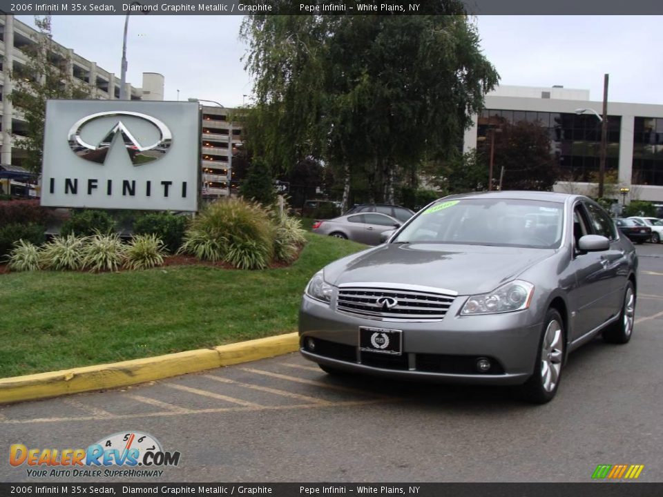 2006 Infiniti M 35x Sedan Diamond Graphite Metallic / Graphite Photo #1