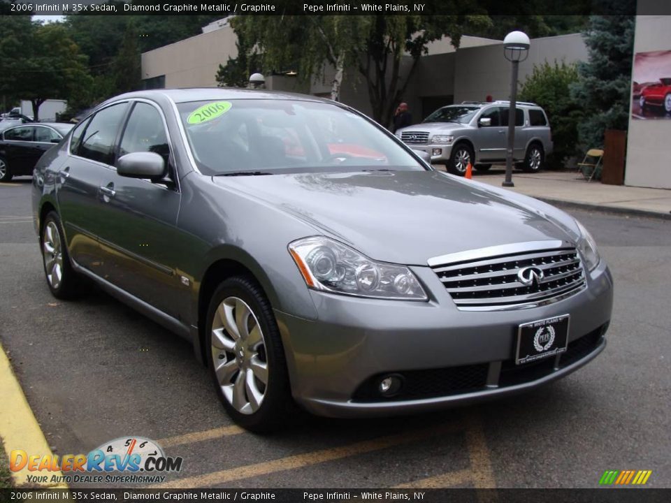 2006 Infiniti M 35x Sedan Diamond Graphite Metallic / Graphite Photo #3