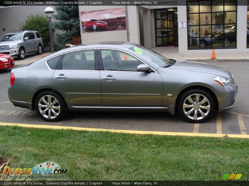 2006 Infiniti M 35x Sedan Diamond Graphite Metallic / Graphite Photo #4