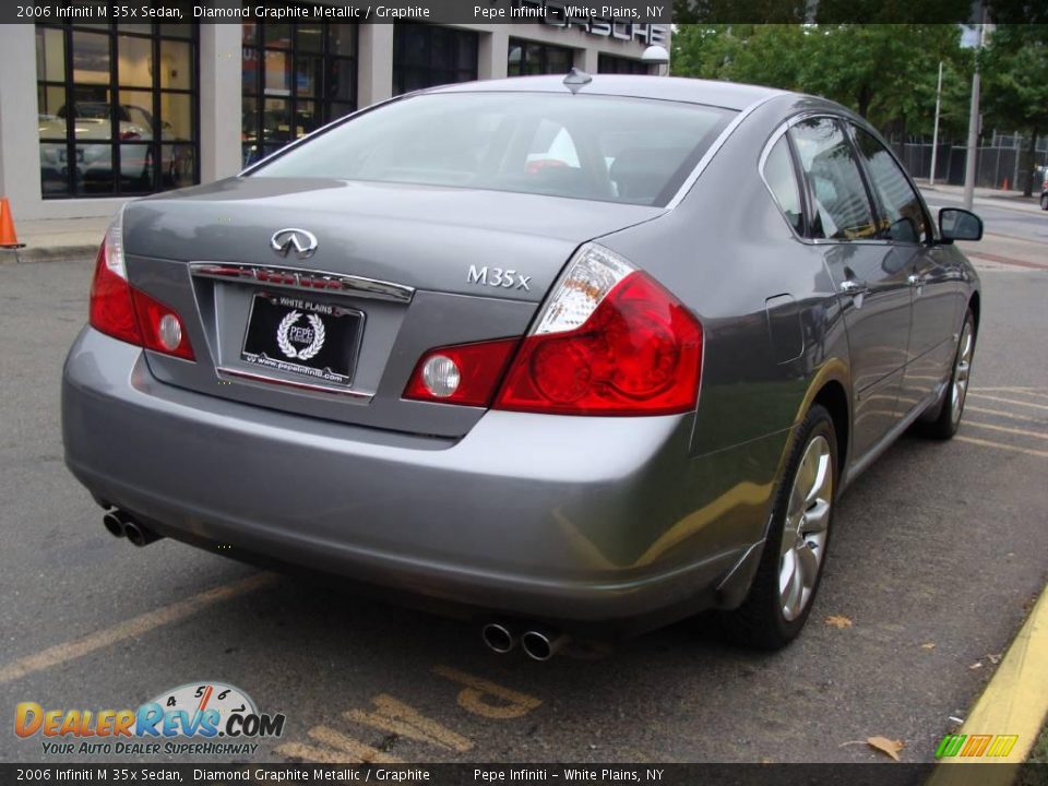 2006 Infiniti M 35x Sedan Diamond Graphite Metallic / Graphite Photo #5