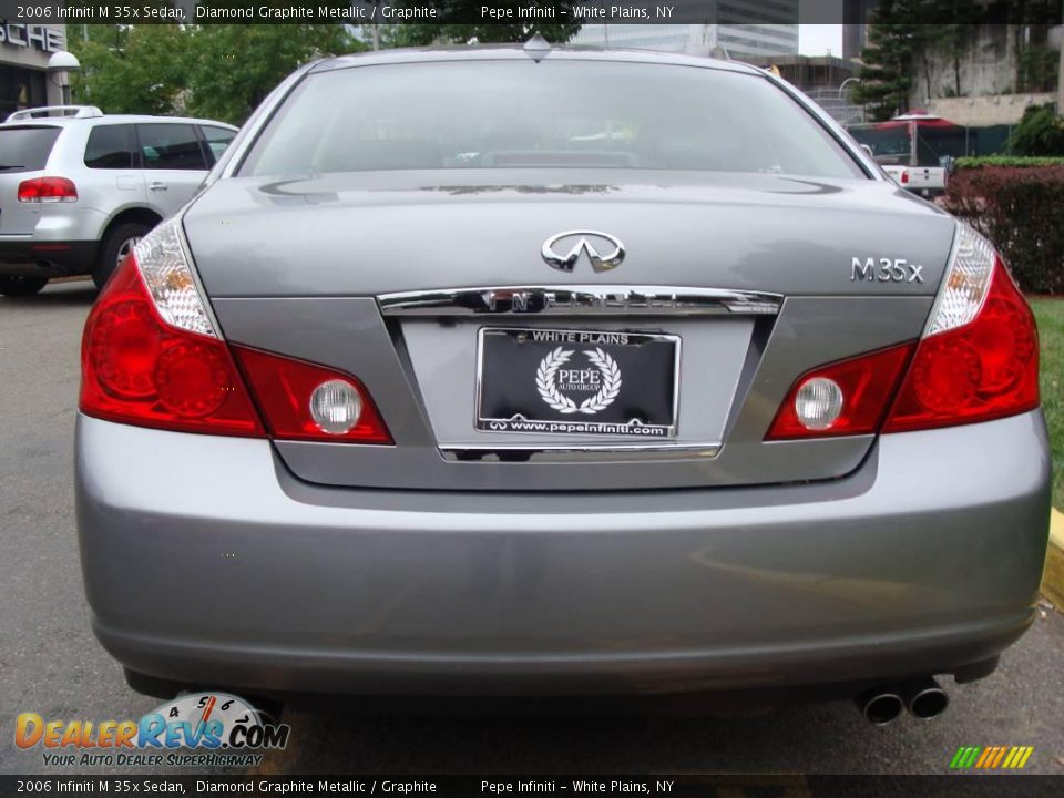 2006 Infiniti M 35x Sedan Diamond Graphite Metallic / Graphite Photo #6