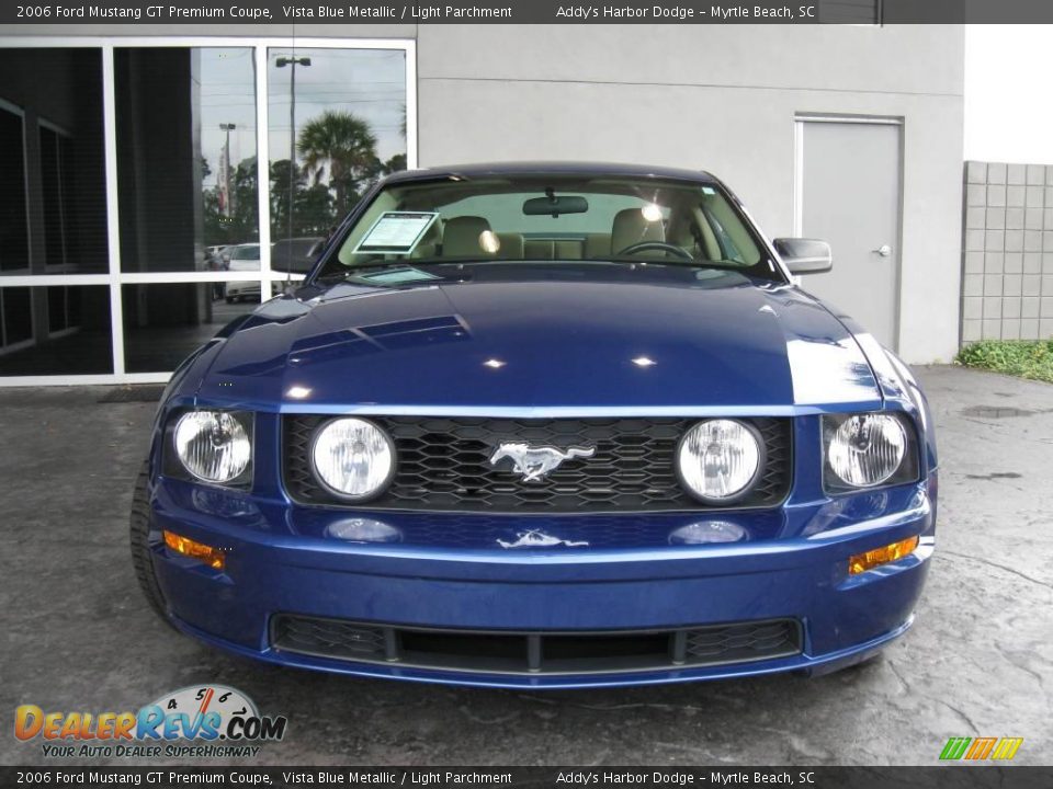 2006 Ford Mustang GT Premium Coupe Vista Blue Metallic / Light Parchment Photo #4