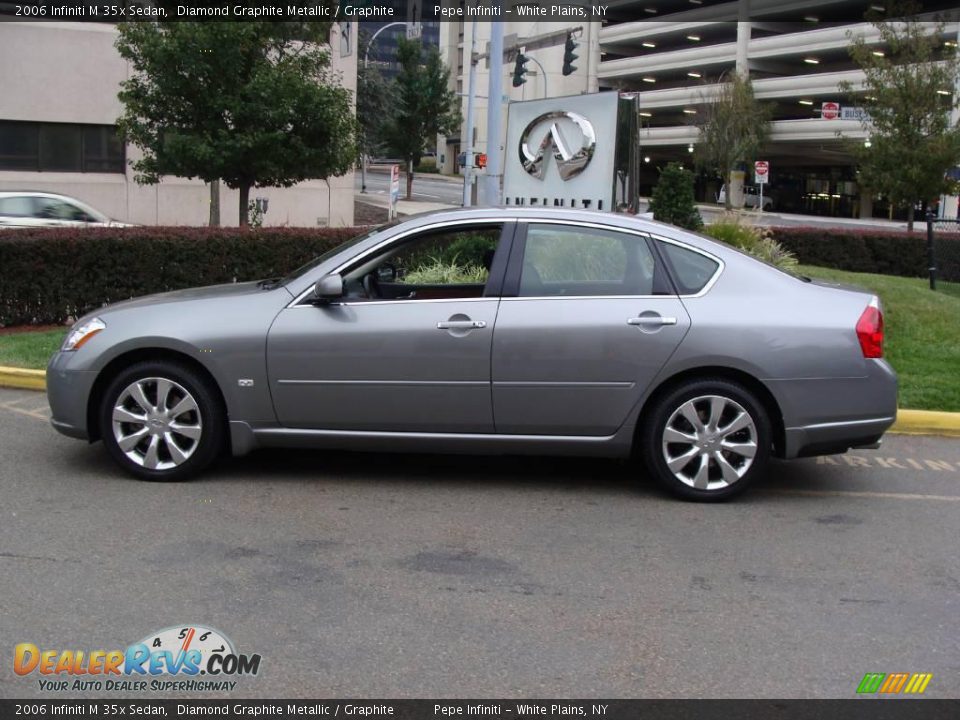 2006 Infiniti M 35x Sedan Diamond Graphite Metallic / Graphite Photo #8