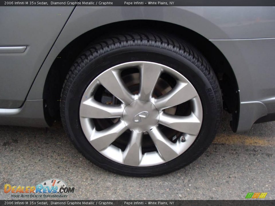 2006 Infiniti M 35x Sedan Diamond Graphite Metallic / Graphite Photo #9