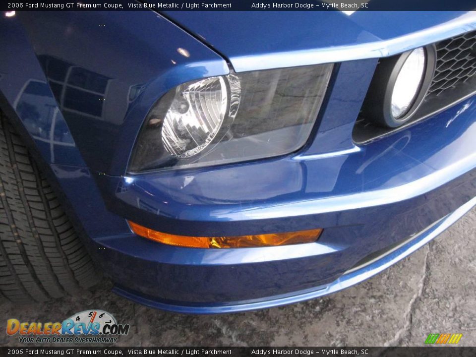 2006 Ford Mustang GT Premium Coupe Vista Blue Metallic / Light Parchment Photo #6