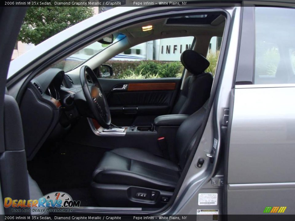 2006 Infiniti M 35x Sedan Diamond Graphite Metallic / Graphite Photo #12