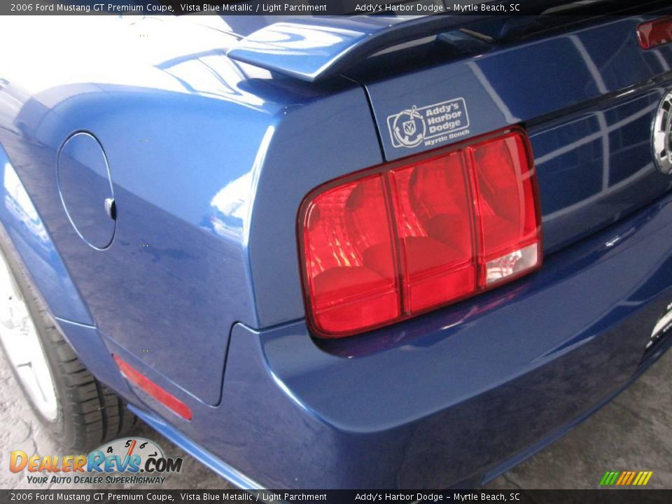 2006 Ford Mustang GT Premium Coupe Vista Blue Metallic / Light Parchment Photo #9