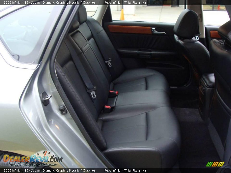 2006 Infiniti M 35x Sedan Diamond Graphite Metallic / Graphite Photo #16