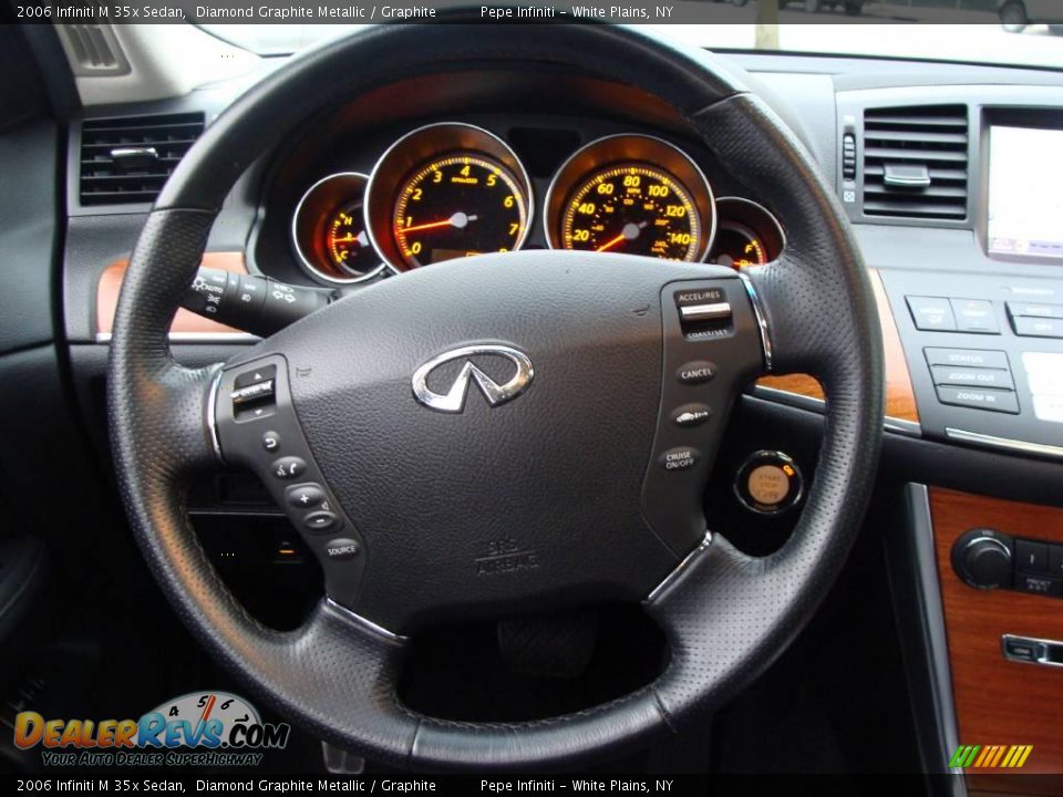 2006 Infiniti M 35x Sedan Diamond Graphite Metallic / Graphite Photo #19