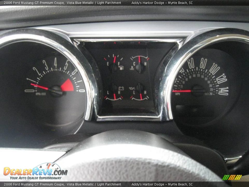 2006 Ford Mustang GT Premium Coupe Vista Blue Metallic / Light Parchment Photo #23