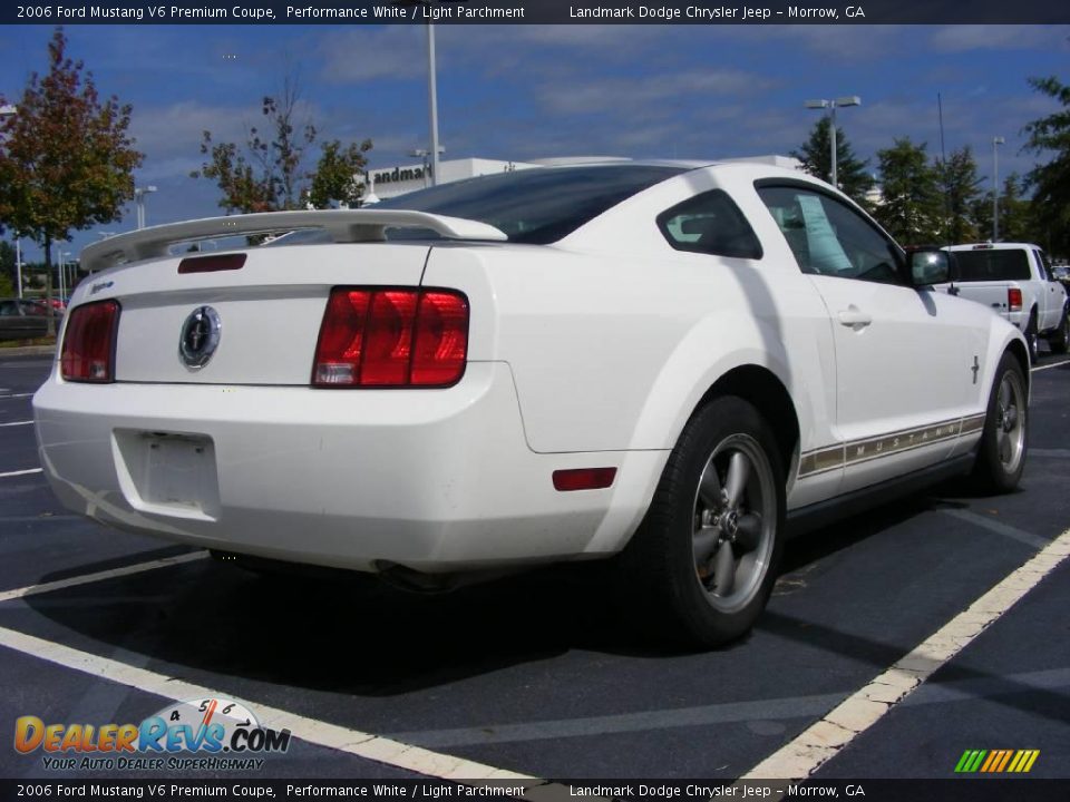 2006 Ford Mustang V6 Premium Coupe Performance White / Light Parchment Photo #2
