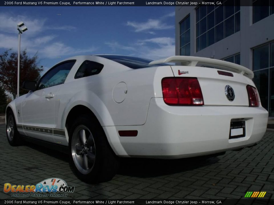 2006 Ford Mustang V6 Premium Coupe Performance White / Light Parchment Photo #3