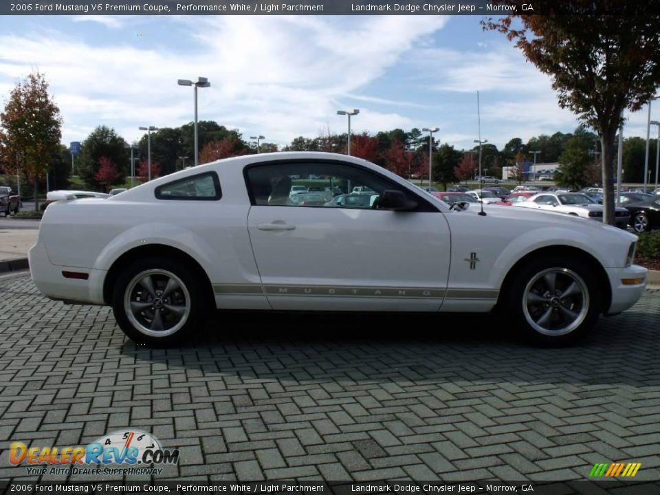 2006 Ford Mustang V6 Premium Coupe Performance White / Light Parchment Photo #6