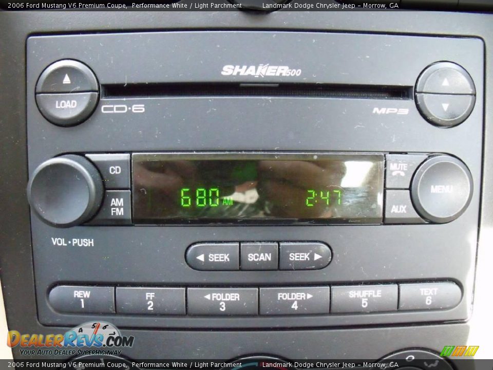 2006 Ford Mustang V6 Premium Coupe Performance White / Light Parchment Photo #17