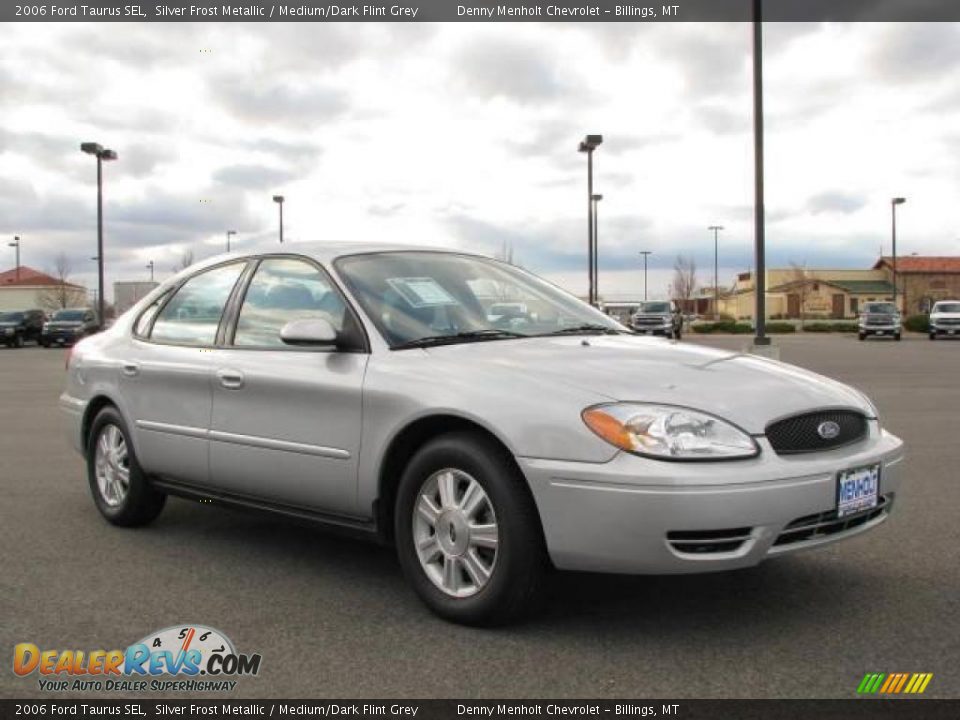 2006 Ford Taurus SEL Silver Frost Metallic / Medium/Dark Flint Grey Photo #3