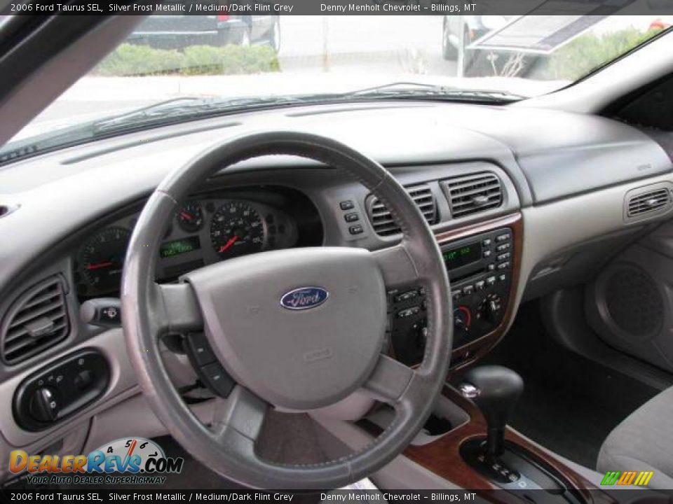 2006 Ford Taurus SEL Silver Frost Metallic / Medium/Dark Flint Grey Photo #10