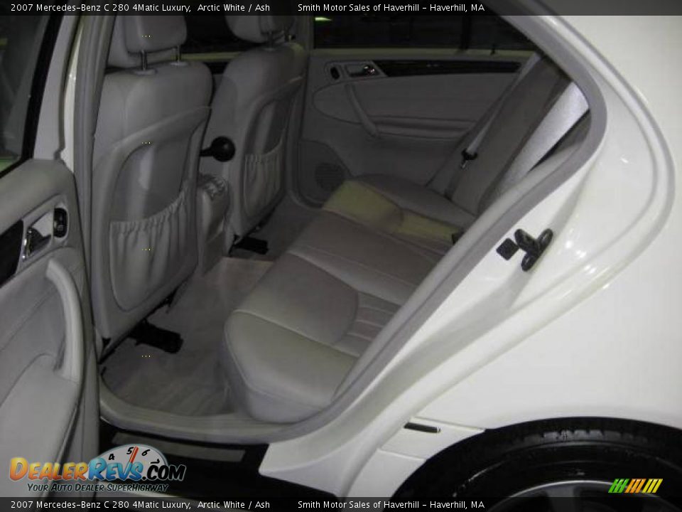 2007 Mercedes-Benz C 280 4Matic Luxury Arctic White / Ash Photo #3