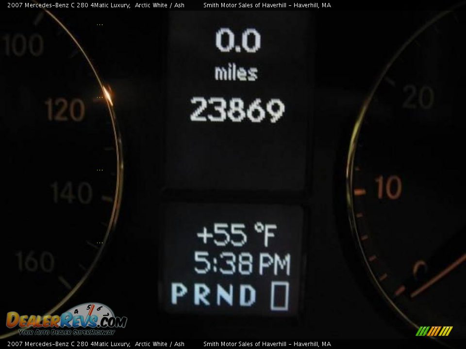 2007 Mercedes-Benz C 280 4Matic Luxury Arctic White / Ash Photo #5