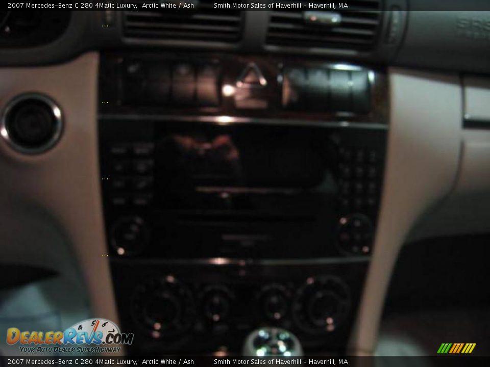 2007 Mercedes-Benz C 280 4Matic Luxury Arctic White / Ash Photo #6