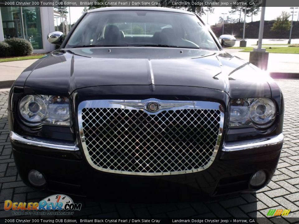 2008 Chrysler 300 Touring DUB Edition Brilliant Black Crystal Pearl / Dark Slate Gray Photo #9