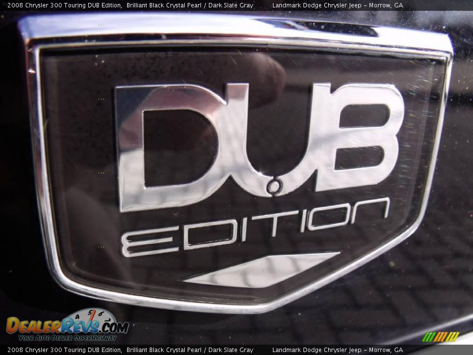 2008 Chrysler 300 Touring DUB Edition Brilliant Black Crystal Pearl / Dark Slate Gray Photo #11