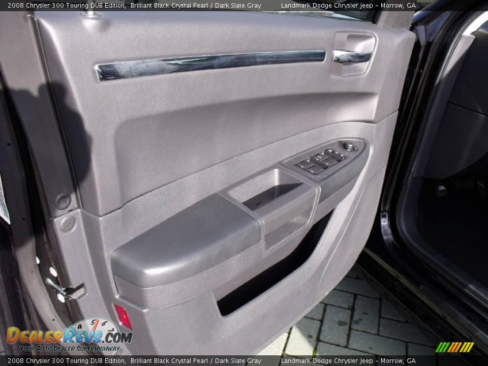 2008 Chrysler 300 Touring DUB Edition Brilliant Black Crystal Pearl / Dark Slate Gray Photo #13