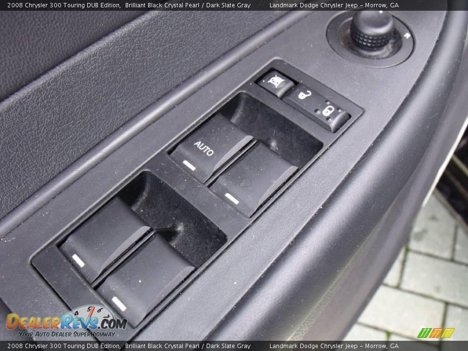 2008 Chrysler 300 Touring DUB Edition Brilliant Black Crystal Pearl / Dark Slate Gray Photo #14
