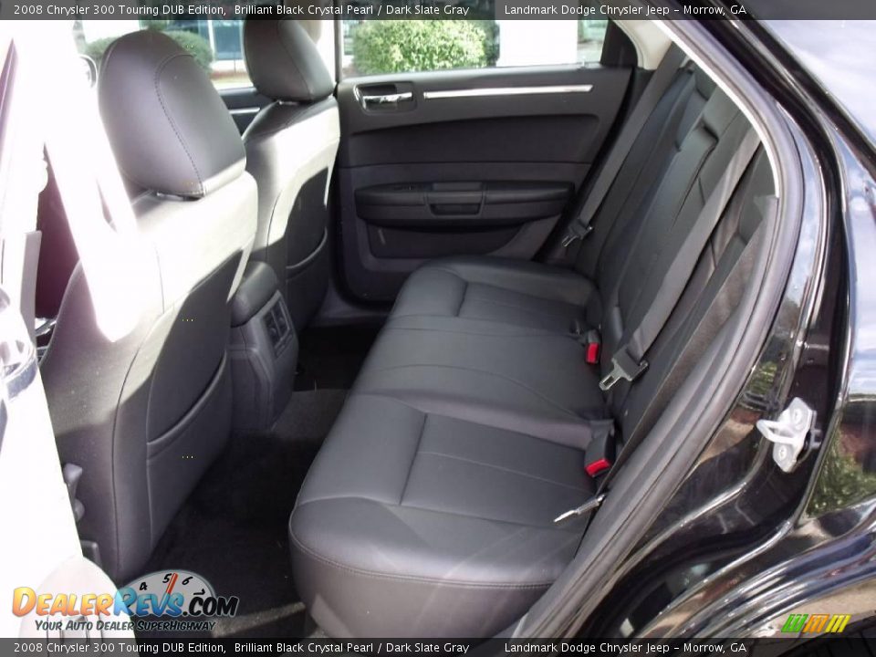 2008 Chrysler 300 Touring DUB Edition Brilliant Black Crystal Pearl / Dark Slate Gray Photo #15