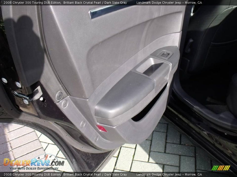 2008 Chrysler 300 Touring DUB Edition Brilliant Black Crystal Pearl / Dark Slate Gray Photo #16
