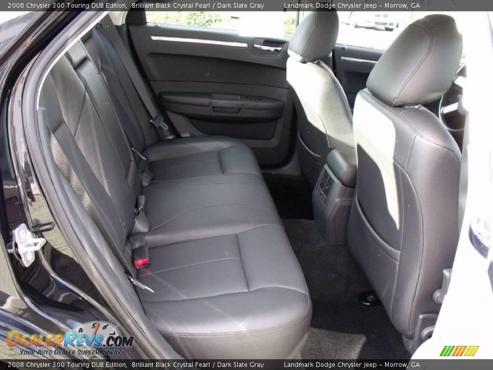 2008 Chrysler 300 Touring DUB Edition Brilliant Black Crystal Pearl / Dark Slate Gray Photo #17