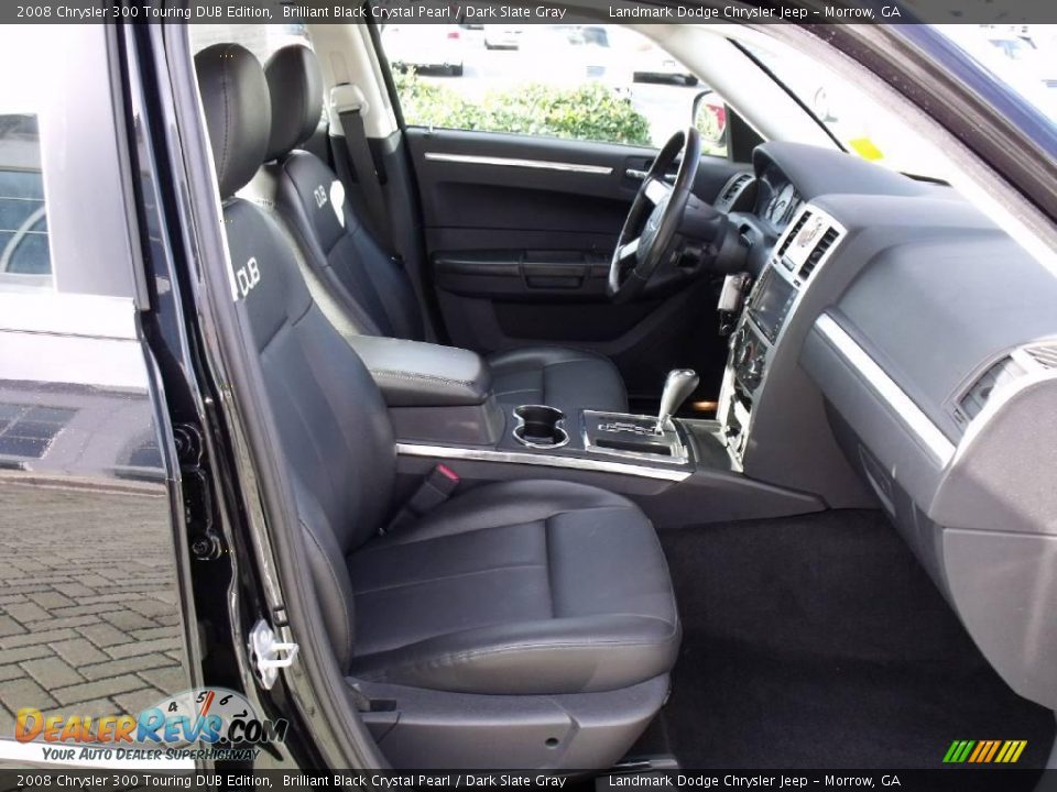 2008 Chrysler 300 Touring DUB Edition Brilliant Black Crystal Pearl / Dark Slate Gray Photo #19