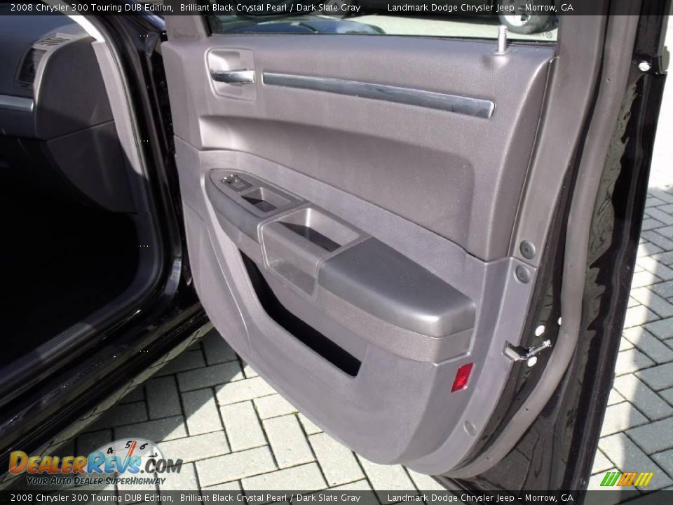 2008 Chrysler 300 Touring DUB Edition Brilliant Black Crystal Pearl / Dark Slate Gray Photo #20