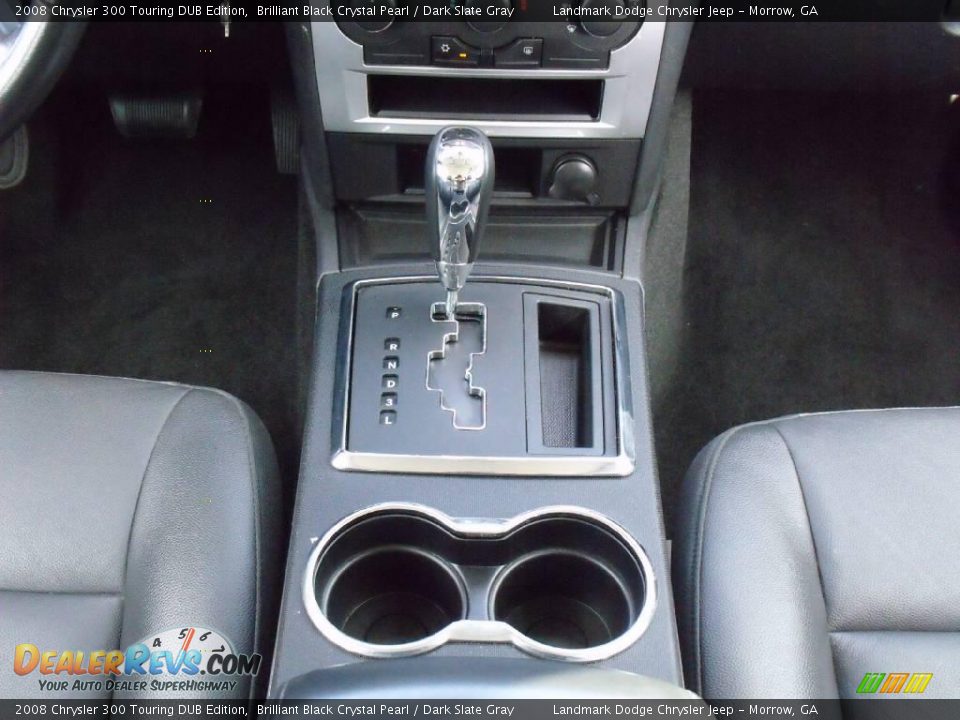 2008 Chrysler 300 Touring DUB Edition Brilliant Black Crystal Pearl / Dark Slate Gray Photo #23