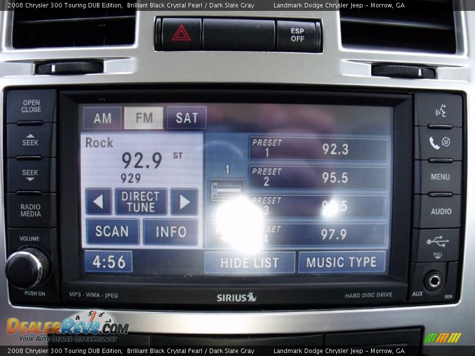 2008 Chrysler 300 Touring DUB Edition Brilliant Black Crystal Pearl / Dark Slate Gray Photo #27